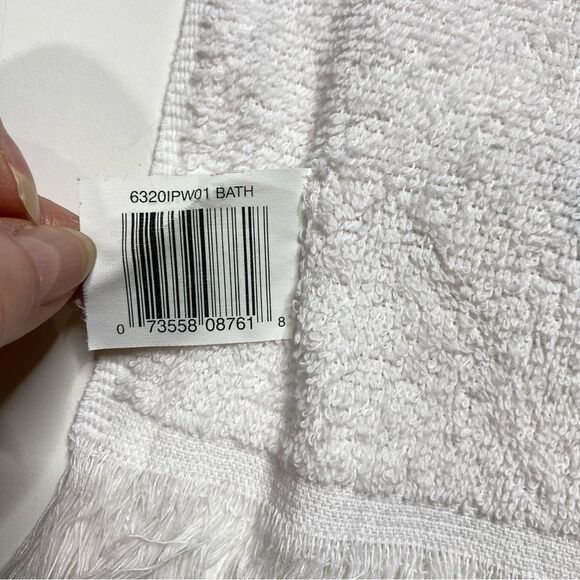 Vintage Franco Fringed Towels Roses Rose Print Set of Two Made in USA - Picture 12 of 13